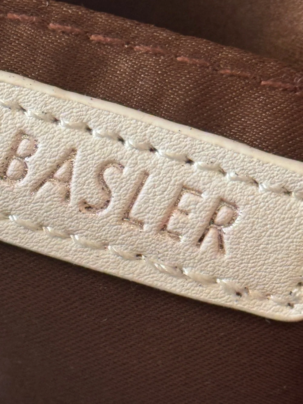 BASLER Silver Travel Cosmetic Bag